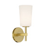 Crystorama COL-101-AG Colton Aged Brass 1 Light Wall Mount