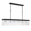 Crystorama EMO-5407-BF Emory Black Forged 6 Light Chandelier