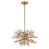 ELK HOME 12765/15 Starburst 20'' Wide 15-Light Chandelier - Satin Brass