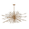 ELK HOME 12769/31 Starburst 72'' Wide 31-Light Chandelier - Satin Brass