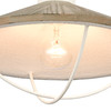 ELK HOME 63155/1 Cape May 14'' Wide 1-Light Semi Flush Mount - White Coral