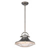 ELK HOME 67766/1 Urbanite 13'' Wide 1-Light Pendant - Weathered Zinc