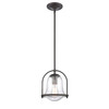 ELK HOME 67845/1 Connection 8'' Wide 1-Light Mini Pendant - Oil Rubbed Bronze