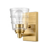 ELK HOME 67970/1 Pulsate 4.5'' Wide 1-Light Vanity Light - Satin Brass