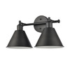 ELK HOME 68271/2 Abbington 17.5'' Wide 2-Light Vanity Light - Matte Black