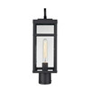 ELK HOME 69703/1 Dalton 20'' High 1-Light Outdoor Post Light - Textured Black