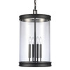 ELK HOME 69746/4 Mendoza 12.75'' Wide 4-Light Pendant - Matte Black