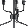 ELK HOME 81518/3+3 Saginaw 18'' Wide 6-Light Chandelier - Matte Black