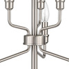 ELK HOME 81528/3+3 Saginaw 18'' Wide 6-Light Chandelier - Satin Nickel