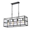 ELK HOME 82077/4 Solace 34'' Wide 4-Light Island Light - Matte Black