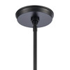 ELK HOME 82135/1 Square To Round 6'' Wide 1-Light Mini Pendant - Matte Black