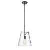 ELK HOME 82156/1 Trustle 11'' Wide 1-Light Pendant - Matte Black