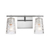 ELK HOME 82181/2 Lightweave 15'' Wide 2-Light Vanity Light - Polished Nickel