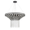 ELK HOME 82239/8 Fantania 36'' Wide 8-Light Chandelier - Matte Black