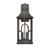 ELK HOME 89601/2 Triumph 21'' High 2-Light Outdoor Sconce - Textured Black