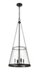 Z-LITE 341P18-MB 4 Light Pendant, Matte Black