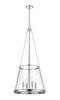 Z-LITE 341P18-PN 4 Light Pendant, Polished Nickel