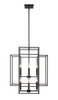 Z-LITE 454-28MB 8 Light Pendant, Matte Black