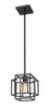 Z-LITE 454MP-MB 1 Light Mini Pendant, Matte Black