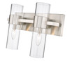 Z-LITE 343-2V-BN 2 Light Vanity, Brushed Nickel