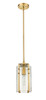 Z-LITE 3036MP-RB 1 Light Mini Pendant, Rubbed Brass