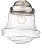 Z-LITE 736F10-BN 1 Light Flush Mount, Brushed Nickel