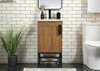 Elegant Decor VF48818WB 18 inch single bathroom vanity in walnut brown Elegant Decor VF48818WB 18 inch single bathroom vanity in walnut brown