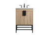 Elegant Decor VF48824MW 24 inch single bathroom vanity in mango wood