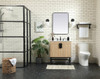 Elegant Decor VF48830MW-BS 30 inch single bathroom vanity in mango wood with backsplash