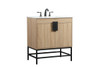 Elegant Decor VF48830MW 30 inch single bathroom vanity in mango wood