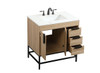 Elegant Decor VF48832MW 32 inch single bathroom vanity in mango wood Elegant Decor VF48832MW 32 inch single bathroom vanity in mango wood