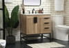 Elegant Decor VF48832NT 32 inch single bathroom vanity in natural oak Elegant Decor VF48832NT 32 inch single bathroom vanity in natural oak