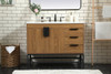 Elegant Decor VF48842WB 42 inch single bathroom vanity in walnut brown Elegant Decor VF48842WB 42 inch single bathroom vanity in walnut brown