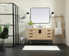 Elegant Decor VF488W48MW 48 inch single bathroom vanity in mango wood