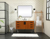 Elegant Decor VF488W48MTK 48 inch single bathroom vanity in teak