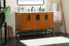 Elegant Decor VF48848MTK 48 inch single bathroom vanity in teak