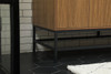 Elegant Decor VF48860DWB 60 inch double bathroom vanity in walnut brown