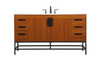 Elegant Decor VF48860MTK 60 inch single bathroom vanity in teak