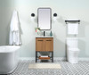 Elegant Decor VF42524WB 24 inch single bathroom vanity in walnut brown