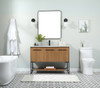 Elegant Decor VF42548WB 48 inch single bathroom vanity in walnut brown