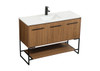 Elegant Decor VF42548WB 48 inch single bathroom vanity in walnut brown