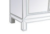 Elegant Decor MF71034WH 29 inch mirrored cabinet in white Elegant Decor MF71034WH 29 inch mirrored cabinet in white