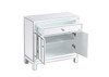 Elegant Decor MF71034WH 29 inch mirrored cabinet in white