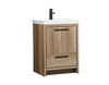 Elegant Decor VF46024NT 24 inch single bathroom vanity in natural oak Elegant Decor VF46024NT 24 inch single bathroom vanity in natural oak