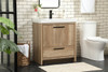 Elegant Decor VF46030NT 30 inch single bathroom vanity in natural oak Elegant Decor VF46030NT 30 inch single bathroom vanity in natural oak