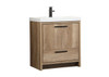 Elegant Decor VF46030NT 30 inch single bathroom vanity in natural oak Elegant Decor VF46030NT 30 inch single bathroom vanity in natural oak