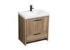 Elegant Decor VF46030NT 30 inch single bathroom vanity in natural oak Elegant Decor VF46030NT 30 inch single bathroom vanity in natural oak