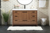 Elegant Decor VF46048WB 48 inch single bathroom vanity in walnut brown