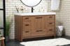 Elegant Decor VF46048WB 48 inch single bathroom vanity in walnut brown