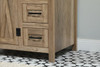 Elegant Decor VF90232NT-BS 32 inch single bathroom vanity in natural oak with backsplash